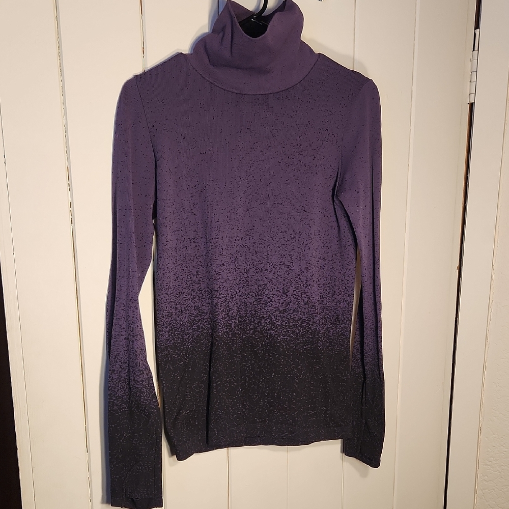Athleta Flurry Purple Turtleneck